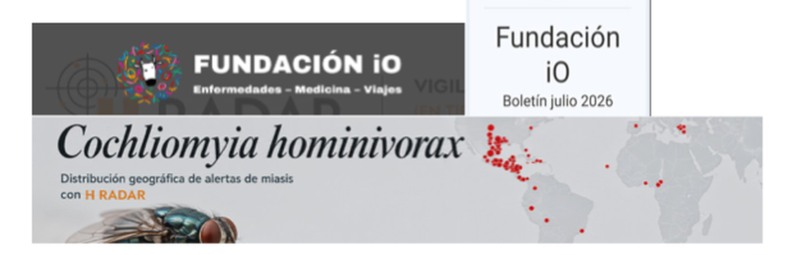 Gusano Barrenador del Nuevo Mundo (Cochliomyia hominivorax)